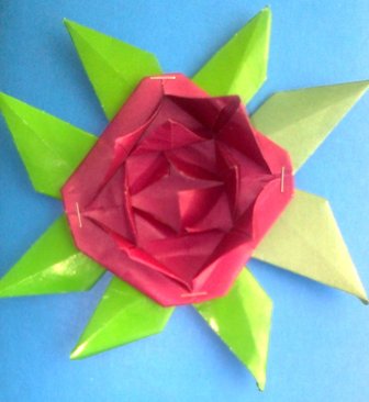 цветок оригами